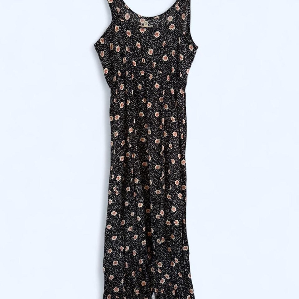 VTG Y2K Bohemian Studio B by Bobeau Maxi Dress Ruffled Coquette Size M - Picture 7 of 8
